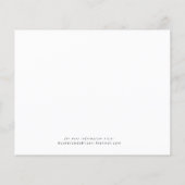 BUDGET Witte Bloem Save the Date Flyer (Achterkant)