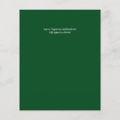 BUDGET Witte Rozen Boeket Bloemen Bruiloft Flyer (Achterkant)