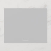 Budget Witte Script Zwarte Dankkaartjes (Achterkant)