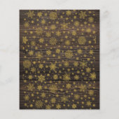 Budget Wood & Gold Kerstmis Aangepaste foto's Coll (Achterkant)