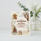 Budget Woodland Animals Baby shower (Staand voorkant)