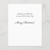 Budget Woodland Fox Kerstmis (Achterkant)