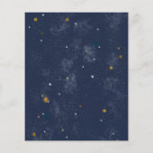 Budget Woodland Night Sky Baby Sprinkle (Achterkant)