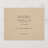 Budget Wreath Rustic 10 Multi Photo Save the Date (Achterkant)