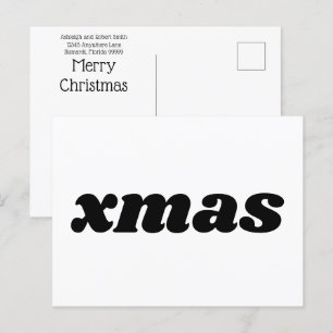 Budget Xmas Briefkaart