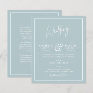 BUDGET Zee Glass Sage Green Monochrome Weddenschap
