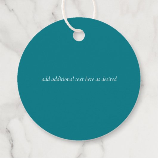 BUDGET Zeeleven Strand Oceaan Bruiloft Bedankjes Labels (Achterkant)