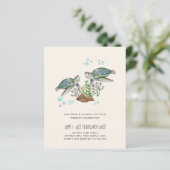 BUDGET Zeeschildpadden Strand Bruiloft (Staand voorkant)