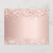 Budget zoete 16 roze gouden glitters bewaar de dat (Achterkant)
