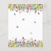 Budget zomer bloemenkoppels douche (Achterkant)