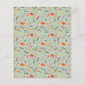 BUDGET Zonsondergang Bloom Monogram Groene Kreeft (Achterkant)