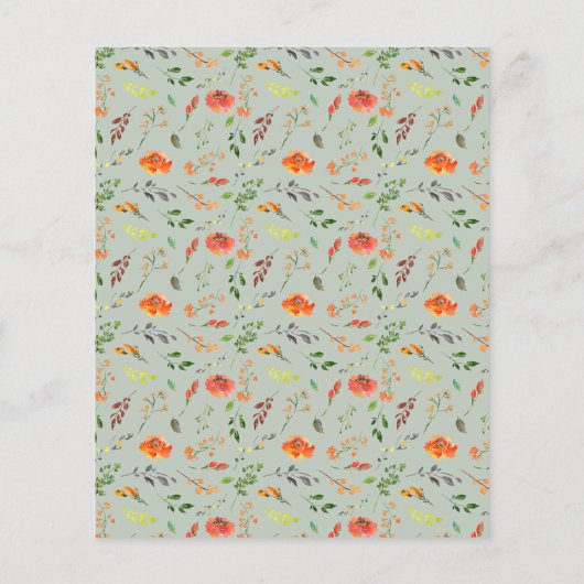 BUDGET Zonsondergang Bloom Monogram Groene Kreeft (Achterkant)