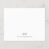 Budget zwart-wit Modern Wedding 2 (Achterkant)