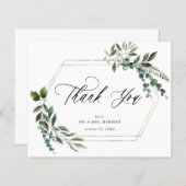 Budgetbladeren & Eucalyptus Gold Hartelijk dank (Voorkant / Achterkant)