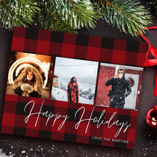 Budgetbuffelcontrole 3 Foto Prettige feestdagen Flyer