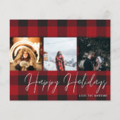 Budgetbuffelcontrole 3 Foto Prettige feestdagen Flyer (Voorkant)