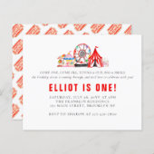 Budgetcarnaval Circus Tent Clown party Birthday (Voorkant / Achterkant)