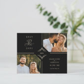 Budgetgesofisticeerde Vlurige Initialen voor bruil (Staand voorkant)