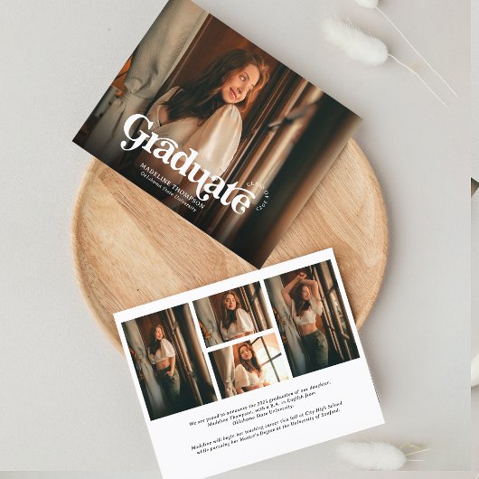 Budgetminimalistisch  Afstuderen voor fotocollage