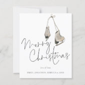 Budgetminimalistisch ijs Schaatsen vrolijk kerstfe (Voorkant)