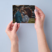 Budgetminimalistische foto H Opslaan datum 2B Flyer (Hand)