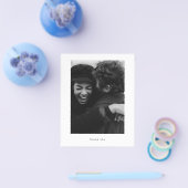 Budgetminimalistische foto Hartelijk dank Briefkaa Flyer (Enkel)