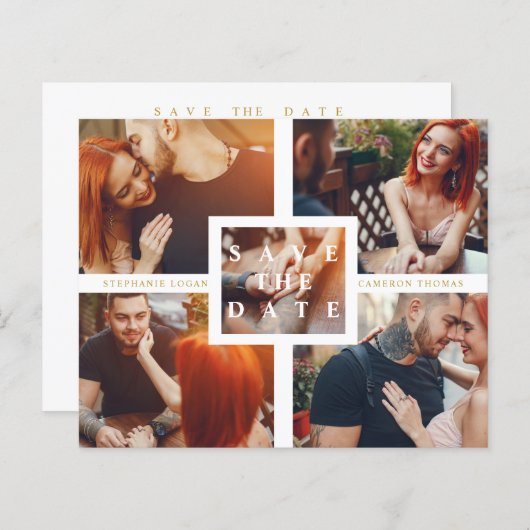 Budgetminimalistische moderne Collage 5 aangepaste (Voorkant / Achterkant)