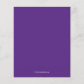 Budgetpaars krans kerstfeest uitnodiging flyer (Achterkant)