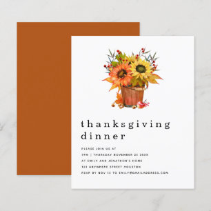 Budgettaire bijtende Thanksgiving voor de Herfst v