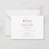 budgettaire waterverf drink uitnodiging van bachel (Achterkant)