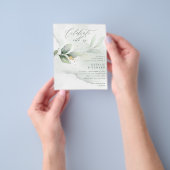 budgettaire Waterverf - eucalyptusgroene goudbruil Flyer (Hand)