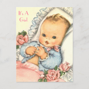 budgetuitnodiging voor BABY SHOWER Uitnodiging Briefkaart