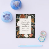 budgetvriendelijke , moderne bruiloft met behoud v flyer (Enkel)