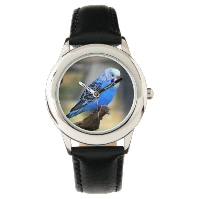 Budgie Bird Horloge (Voorkant)