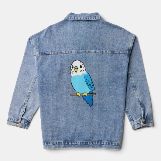 Budgie Bird Parakeet Cute Parakeet Blue (Verso)