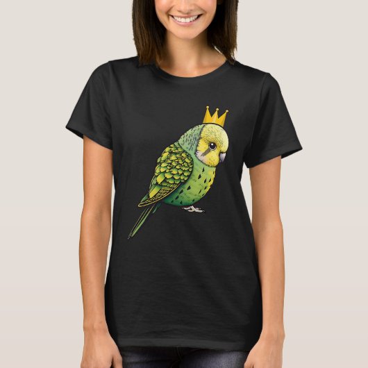 Budgie Bird Parakeet For Budgerigar Owner T-shirt (Voorkant)