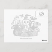 BUDGIE BRIEFKAART (Achterkant)