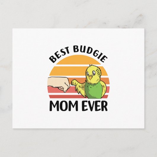 budgie briefkaart (Voorkant)