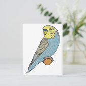 Budgie Briefkaart (Staand voorkant)