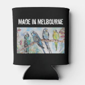 Budgie Budgerigar Bird Made In Melbourne Birds Blikjeskoeler (Achterkant)