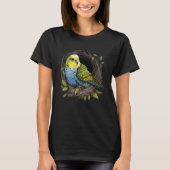 Budgie Budgerigar Parakeet Bird Nest  2 T-shirt (Voorkant)