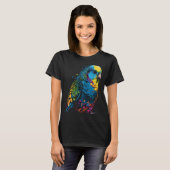 Budgie Budgerigar Parakeet Pet Bird Owner Pop 3 T-shirt (Voorkant volledig)