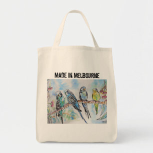 Budgie Budgerigar Vogel Gemaakt In Melbourne Vogel Tote Bag