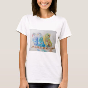 Budgie Budgerigar Vogelvogels Wildlife T Shirt
