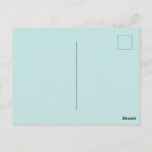 Budgie Budgies Carte Oiseau de peinture aquarelle (Dos)