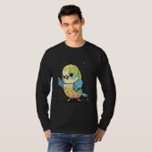 Budgie Dabbing Budgerigar Parakeet Bird Dab Dance T-shirt (Voorkant volledig)