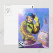 Budgie DJ Briefkaart (Voorkant / Achterkant)