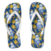 Budgie en Wattle Pattern Teenslippers (Voetbed)