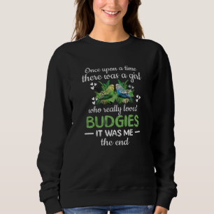 Budgie Girl Gifts Budgie Lover Paraket Budgerigar Trui