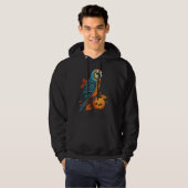 Budgie Halloween Pumpkin Budgerigar Parakeet Bird  Hoodie (Voorkant volledig)